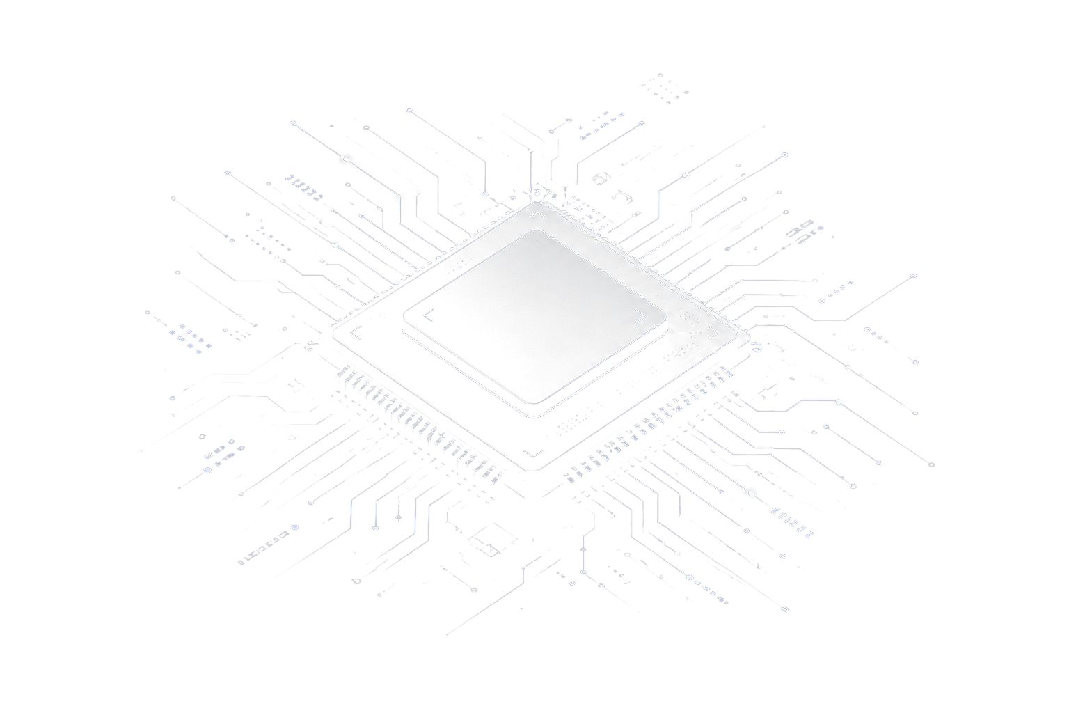 Advanced technology chip graphic