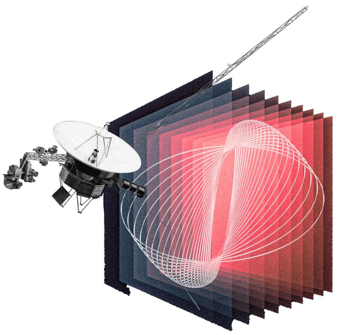 Satellite signal graphic